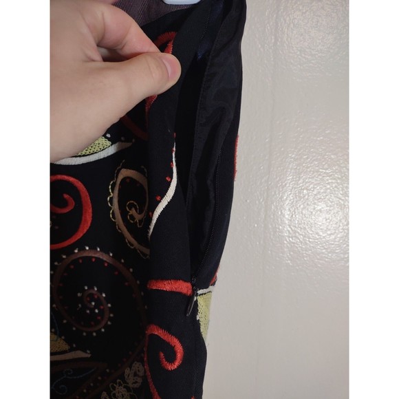 Boden Women's 10R Skirt Floral Lined Designer Classic Modest Art to Wear - Picture 3 of 8